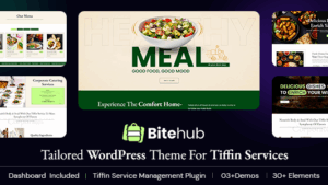 Bitehub (v1.3) Tiffin & Food Delivery WordPress Theme