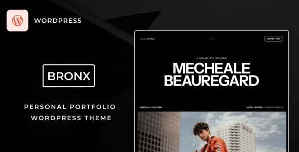 Bronx v1.0.8 Portfolio WordPress Theme