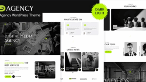 Dagency (v1.3) Digital Agency WordPress Theme