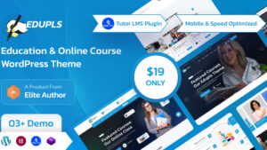 Edplus (v1.0.0) Education & Online Course WordPress Theme