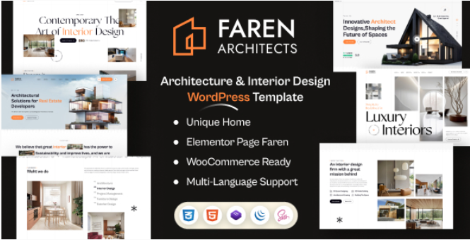 Faren v1.0.1 Architecture and Interior Design WordPress
