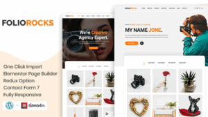 Foliorocks (v1.0.0) Minimal Portfolio WordPress Theme