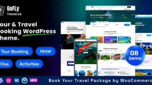 Gofly (v1.5.5) Tour Booking and Travel Agency WordPress Theme