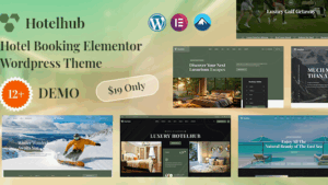 Hotelhub (v1.0.0) Luxury & Resort Booking WordPress Theme