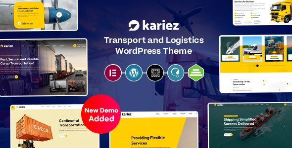 Kariez (v1.1.1) Transportation & Logistics WordPress Theme