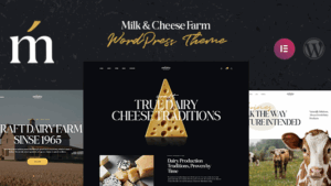 Milatte (v1.0.1) Milk & Dairy Farm WordPress Theme