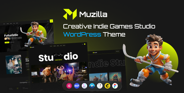 Muzilla (v1.0) Creative Game Studios WordPress Theme