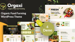 Orgaxi (v1.1) Organic food and fram WordPress Theme