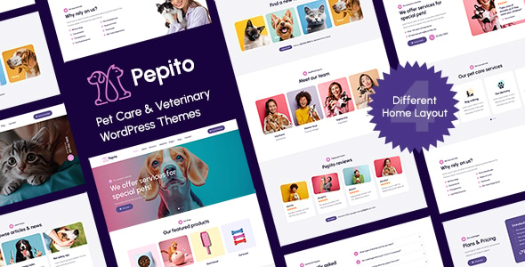 Pepito (v1.0) Pet Care WordPress Theme