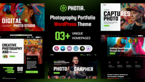 Photia (v1.0.0) Photography Portfolio WordPress Theme