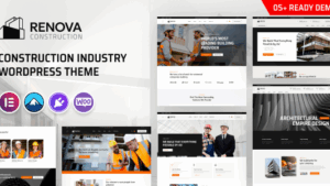 Renova (v1.0) Construction Industry WordPress Theme