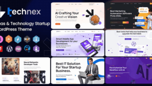 Technex (v1.0.3) Elementor Technology and Software WordPress Theme