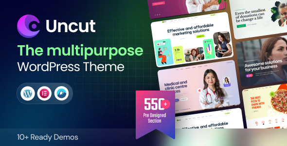 Uncut (v1.0) The Multipurpose WordPress Theme