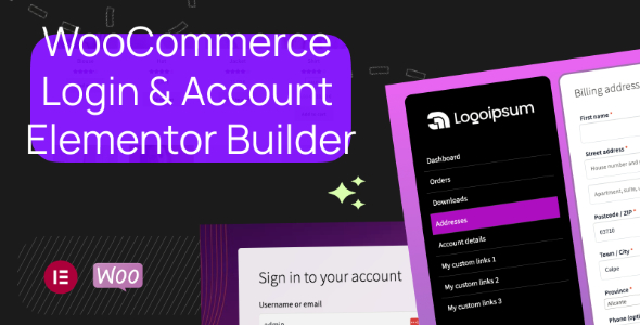 WooCommerce Login & Account Pages for Elementor (v1.0.1)