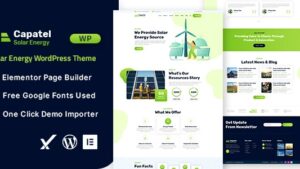 Capatel v1.0.0 Solar Energy WordPress Theme