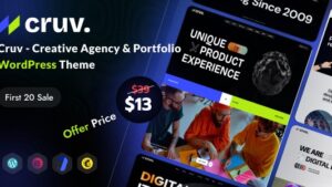 Cruv v1.0.0 Creative Agency & Portfolio WordPress Theme