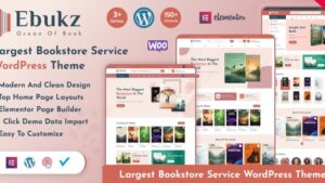Ebukz v1.0.0 eBook & eReading Shop WordPress Theme