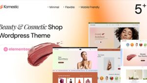 Komestic v1.0.0 Beauty & Cosmetics Shop WordPress Theme