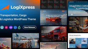 LogiXpress v1.0.4 Transport & Logistics WordPress Theme