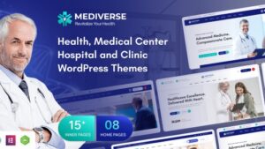 Mediverse v1.0.0 Health Medical Clinic WordPress Theme