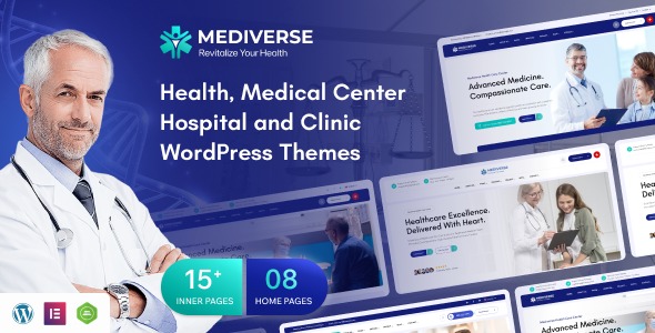 Mediverse v1.0.0 Health Medical Clinic WordPress Theme