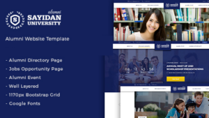 Sayidan (v1.7.1) University Alumni WP theme
