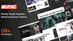 Sunic (v1.0.13) Street Style Fashion WooCommerce Theme