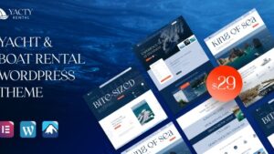 Yacty v1.0.0 Yacht & Boat Rental WordPress Theme