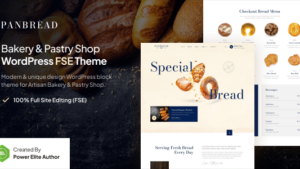 Panbread (v1.0.0) Fresh Bakery & Pastry WordPress Theme