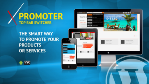 xPromoter (v1.3.5) Top Bar Switcher Responsive WordPress