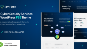 Cytrix (v1.0.0) Cyber Security Services Gutenverse FSE WordPress Block Theme