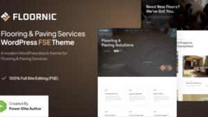 Floornic (v1.0.0) Flooring and Paving Services Gutenverse FSE WordPress Block Theme