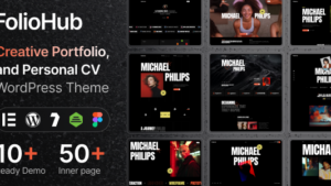 FolioHub (v1.0.0) Personal Portfolio WordPress Theme