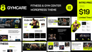 Gymcare (v1.0.0) Fitness and Gym WordPress Theme