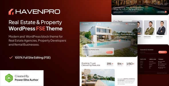 Havenpro v1.0.0 Real Estate Agency & Property WP Theme