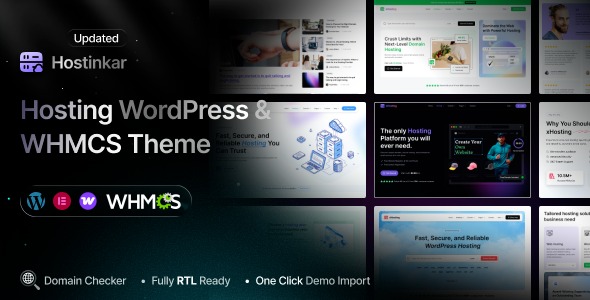 Hostinkar v1.0.2 Hosting WordPress & WHMCS Theme
