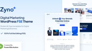Zyno v1.0.3 Digital Marketing Agency WordPress Theme