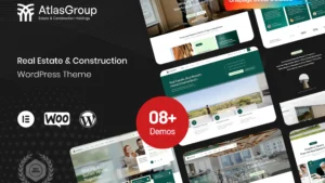 AtlasGroup (v1.0.0) Real Estate & Construction WP Theme