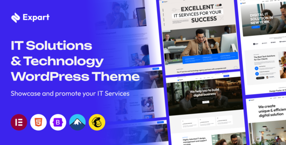 Expart (v1.0) Technology & IT Solution WordPress Theme