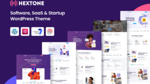 HexTone (v1.0) Software, SaaS & Startup WordPress Theme