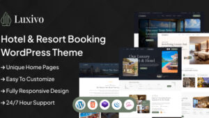 Luxivo (v1.0) Hotel & Resort Booking WordPress Theme