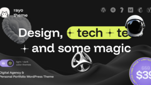 Rayo (v1.0.1) Digital Agency & Personal Portfolio WordPress Theme