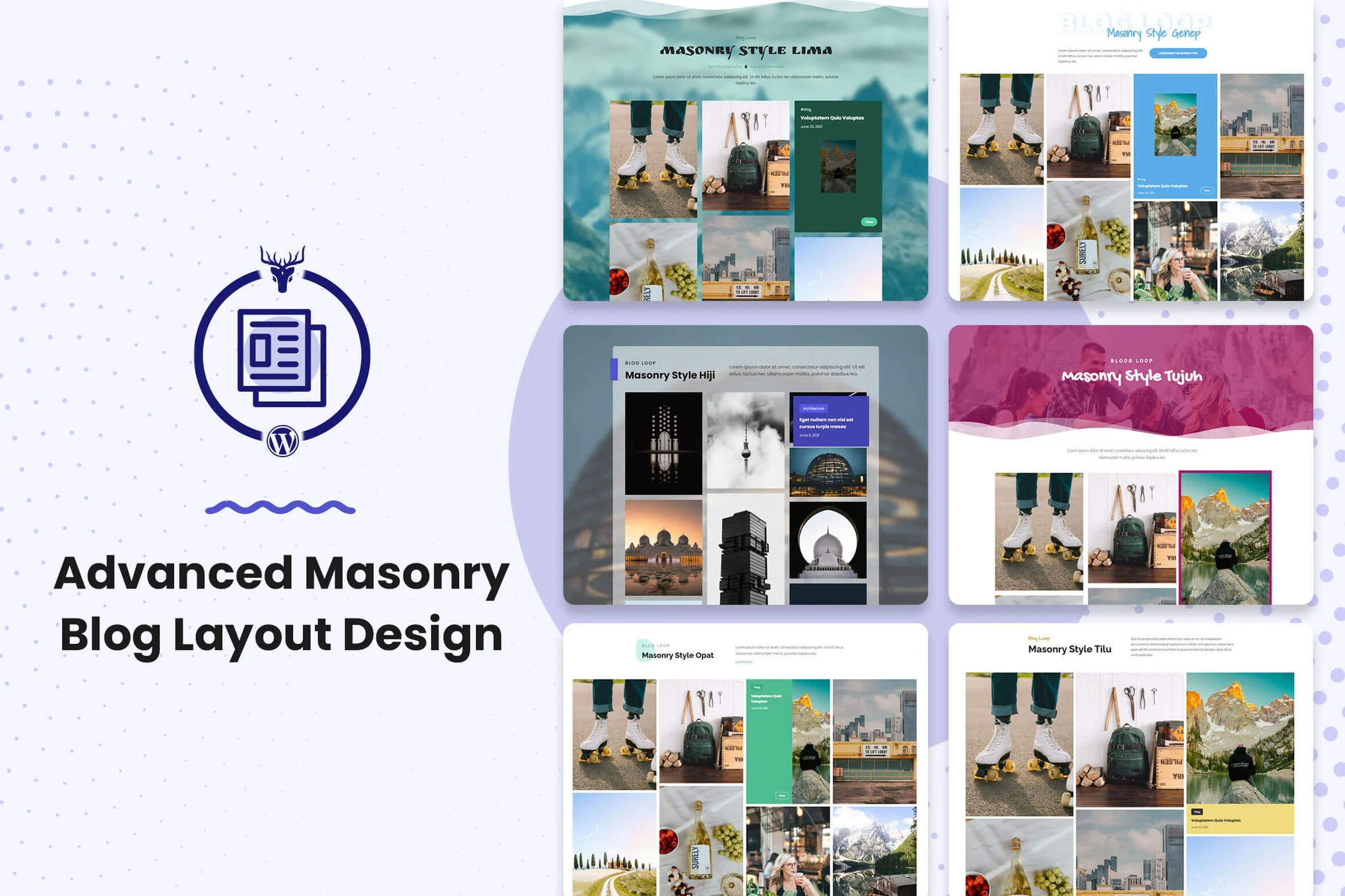 Advanced Masonry Blog Layout Design v1.0.0