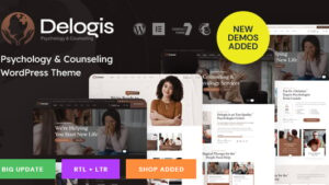 Delogis (v1.1) Psychology & Counseling WordPress Theme