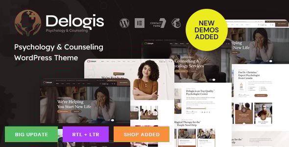 Delogis (v1.1) Psychology & Counseling WordPress Theme
