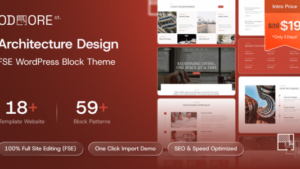 Odoore Studio (v1.0.0) Architecture & Interior Design WP