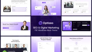 Optizeo (v1.0) SEO Digital Marketing WP Block Theme