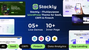 Stackly (v1.0.0) Multipurpose WordPress Theme for SaaS