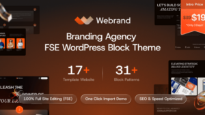 Webrand v1.0.0 Branding Agency WordPress Block Theme