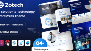 Zotech v1.0.0 IT Solutions & Technology WordPress Theme